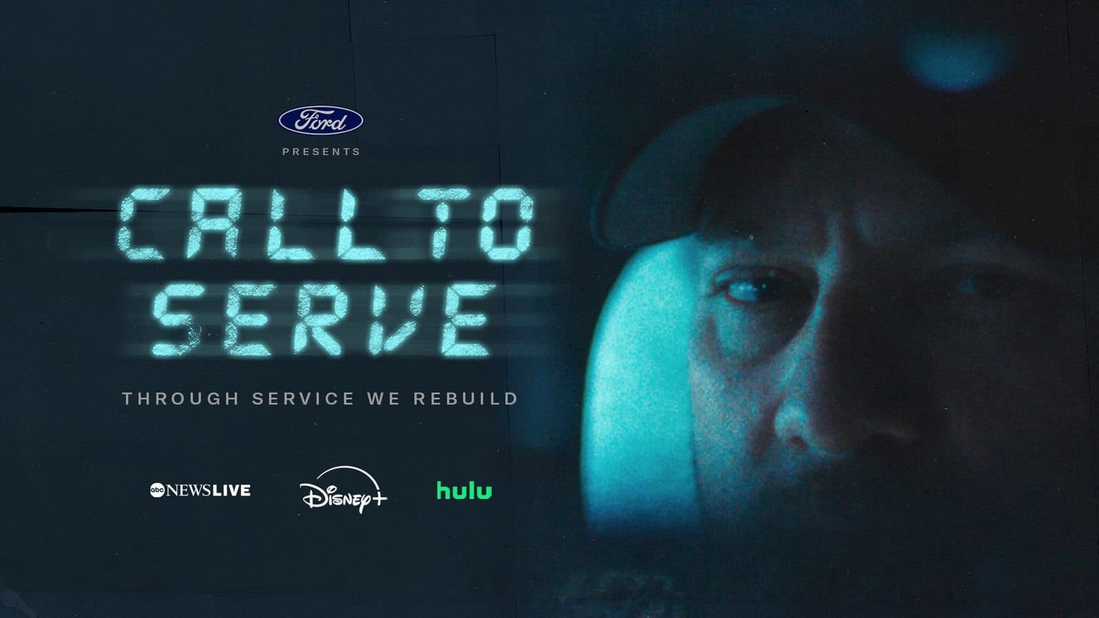 Call to Serve key art with ABC News Live, Disney+ and Hulu.