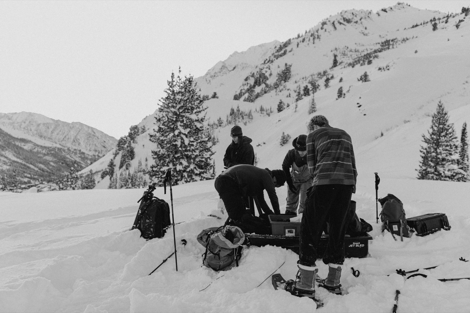 Backcountry base camp