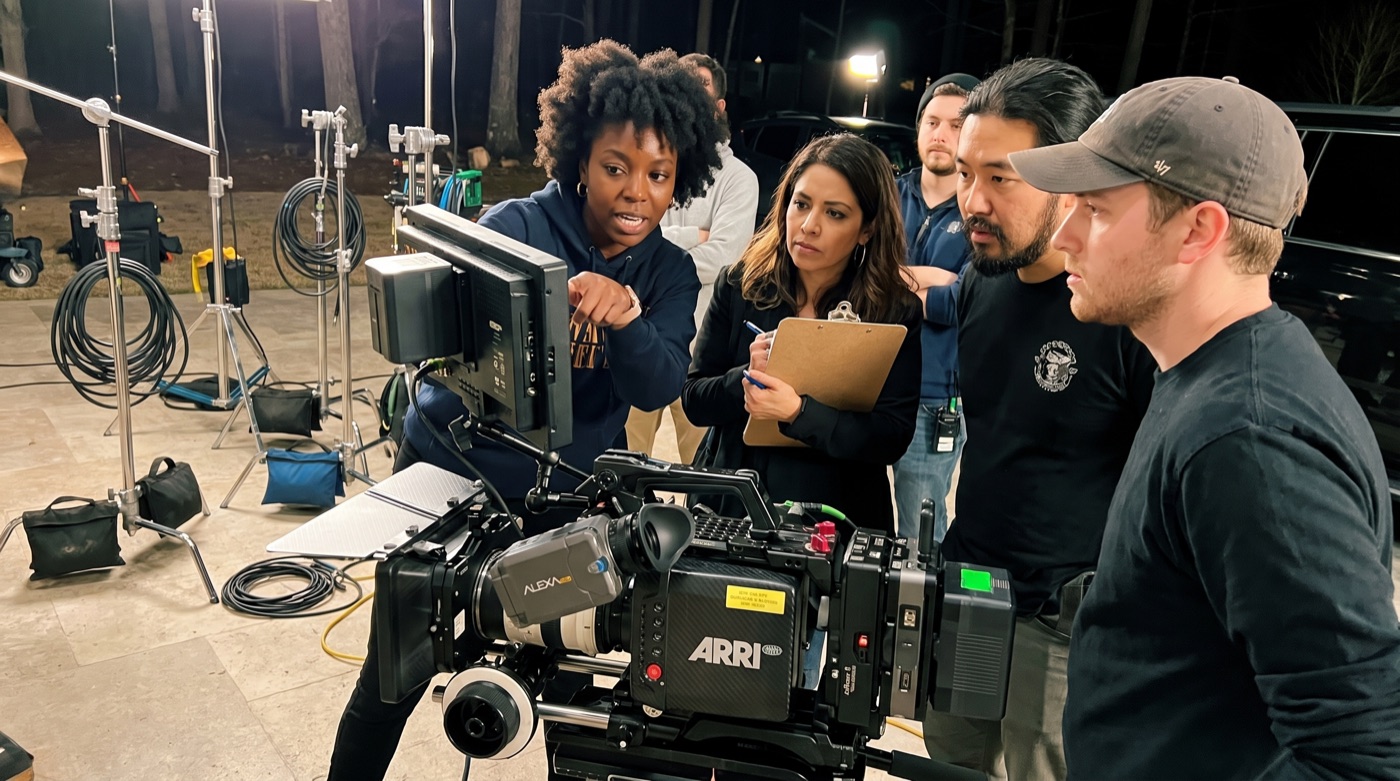 On set